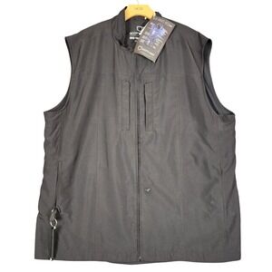 SCOTTEVEST RFID Travel Vest Men XXL Black 26 Pockets Water Resistant NWT Mark